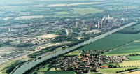 Industrie von Salzgitter. Das Bild zeigt das Industriegebiet von Salzgitter.