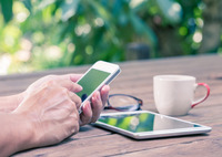 Tablet und Smartphone