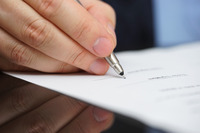 Vollmacht, Unterschrift